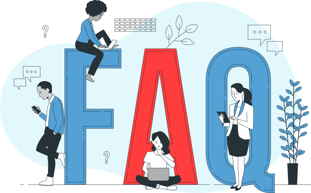 Texte FAQ designé