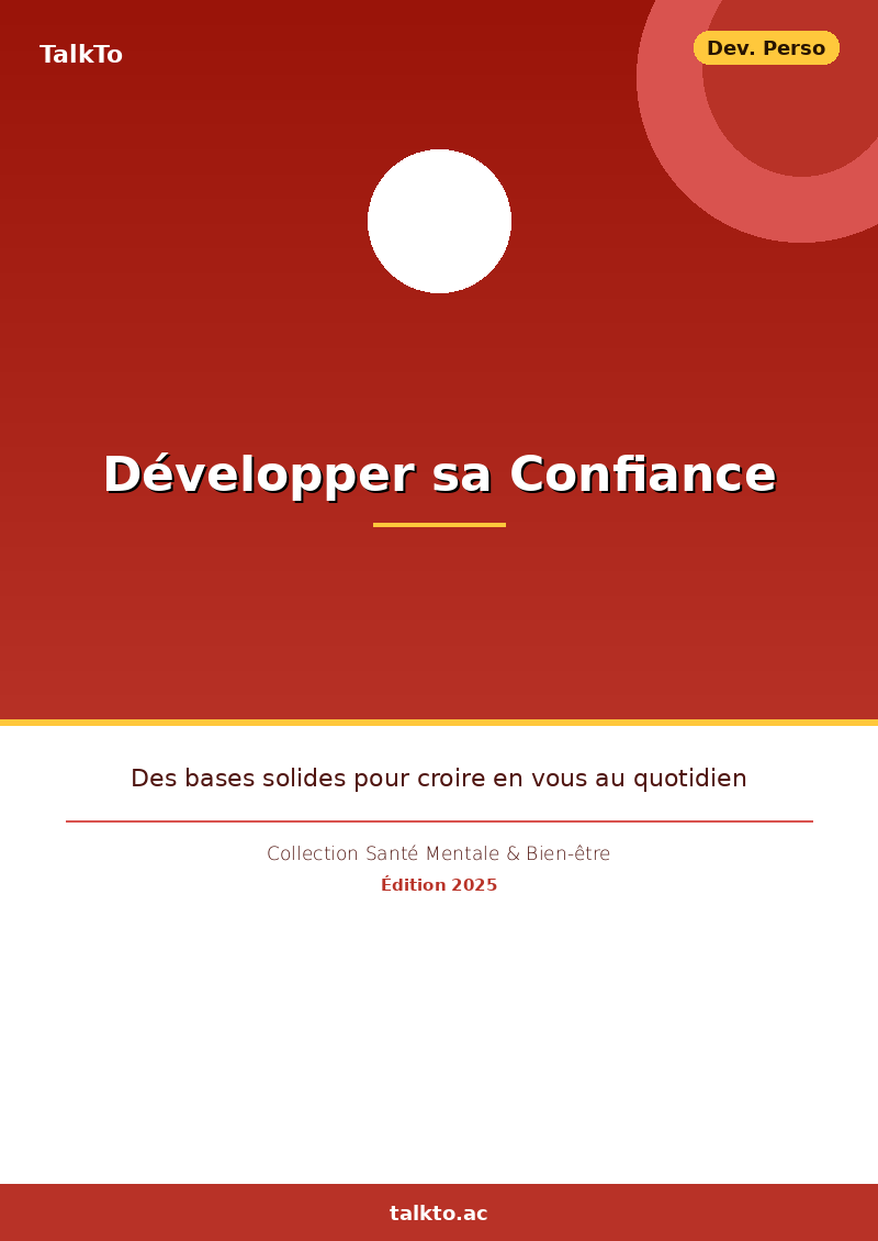 Développer sa Confiance en Soi
