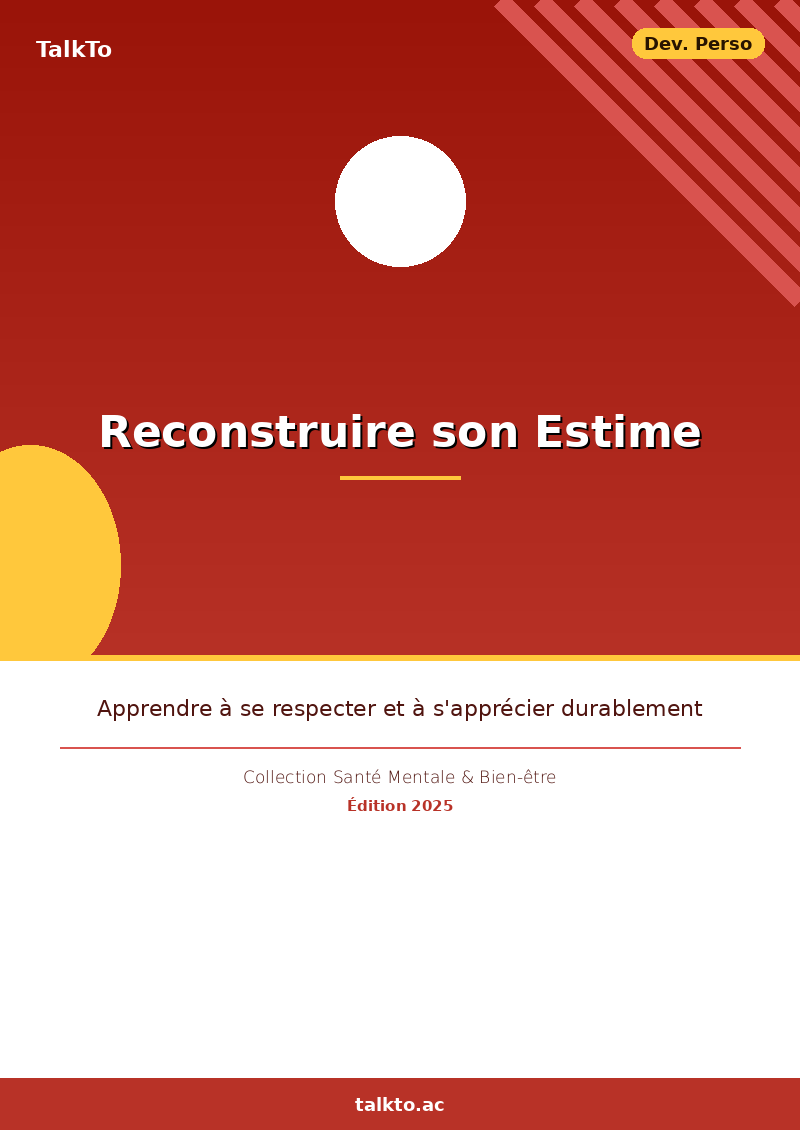 Reconstruire son Estime de Soi